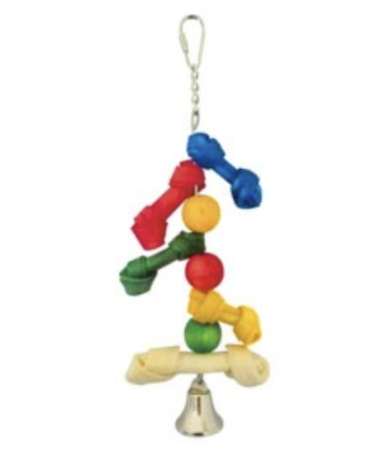 Adventure Bound Bone Chew Fun Parrot Toy